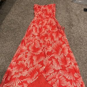 Strapless lucky brand maxi dress